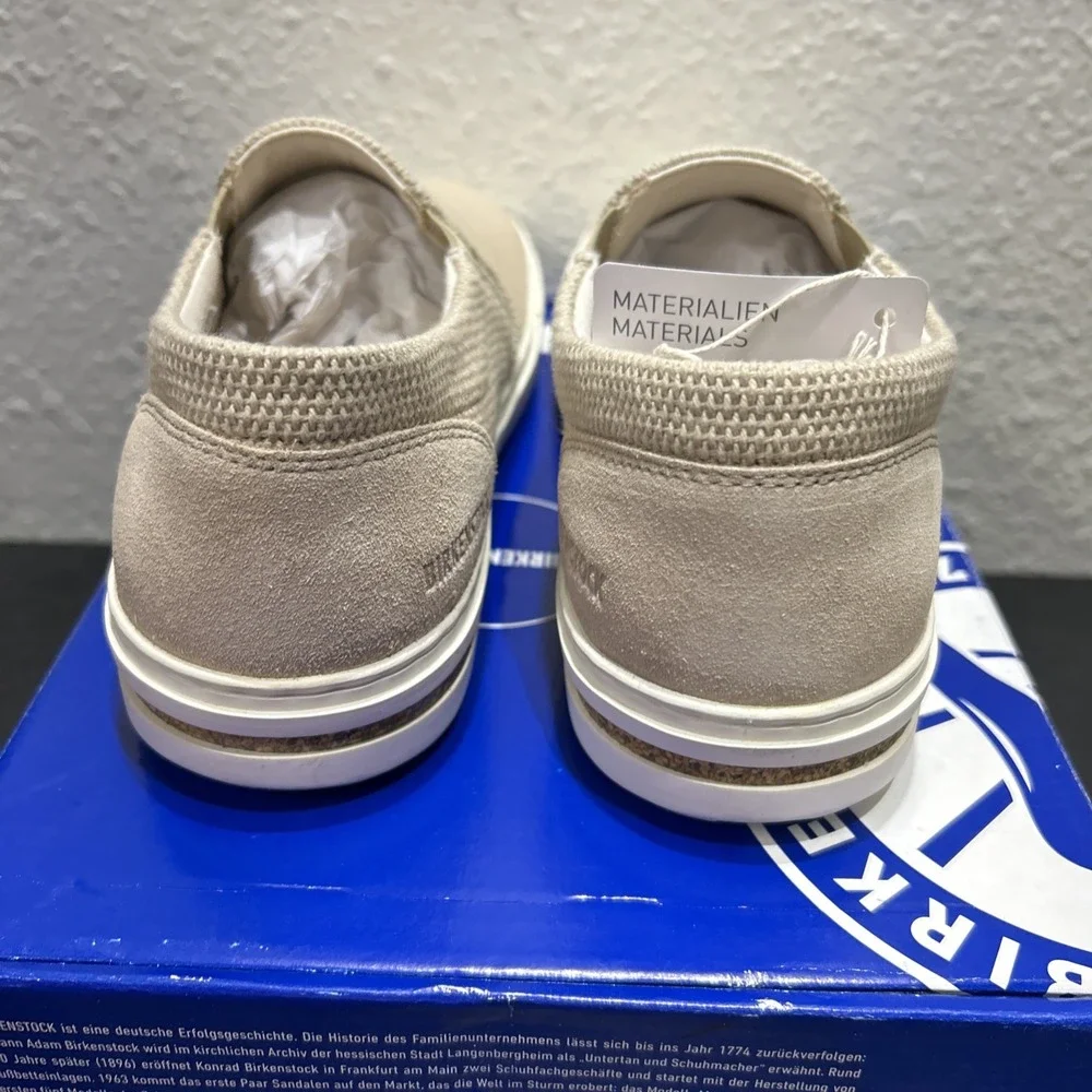 Birkenstock Oswego Textile Suede Sandcastle EU 40 US L9 M7 Womens Mens